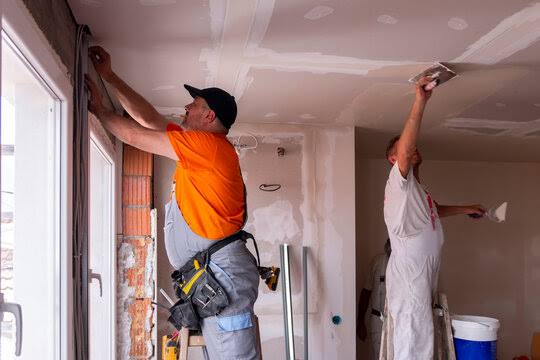 Maintenance and building team at work